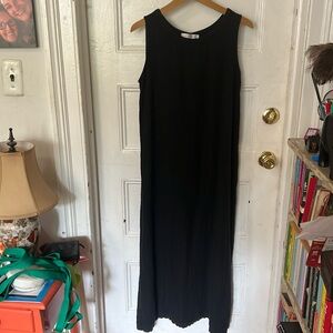 Cut Loose Black linen sleeveless dress